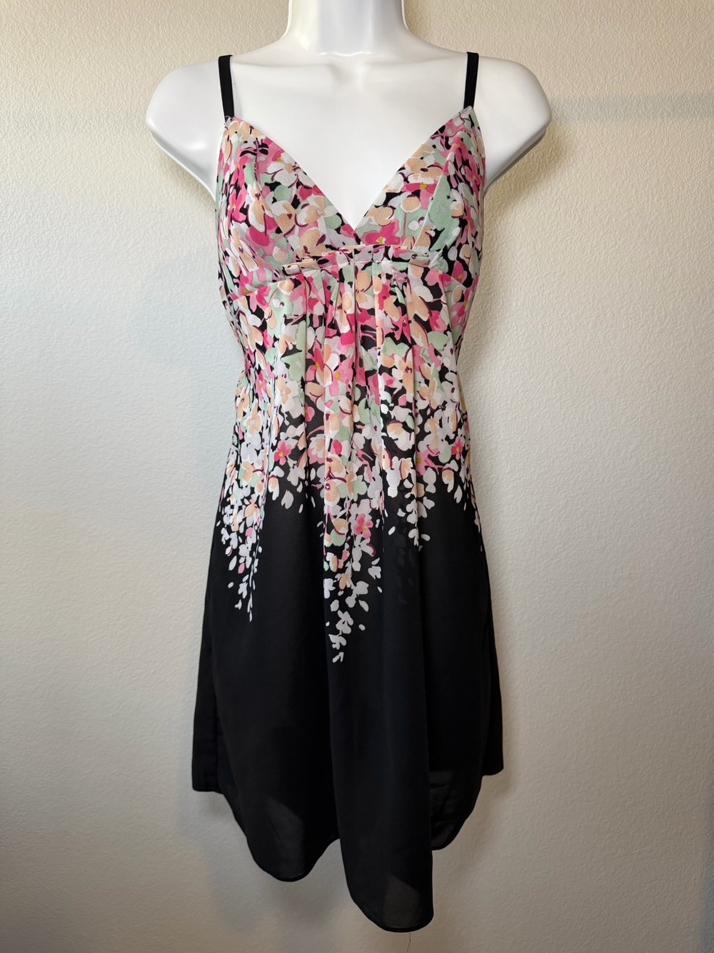 Oscar De La Renta Lingerie Floral Slip Dress